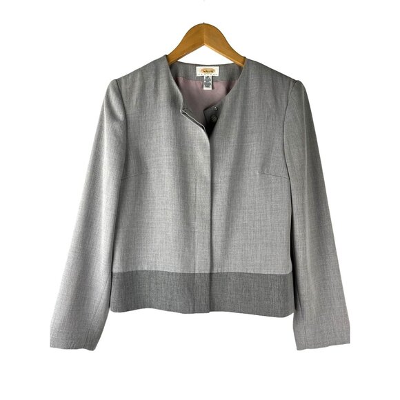 VTG Talbot's Petites Career Crop Jacket & Wide Leg Slacks Set, Women's 10P - Picture 1 of 12